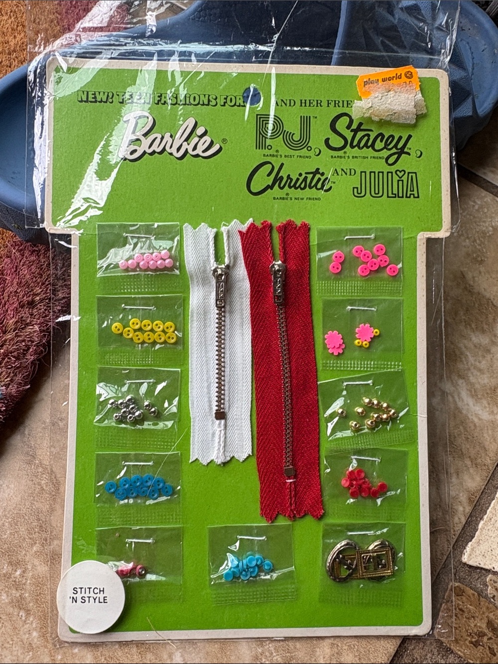 Vintage 1969 For Barbie And Her Friends Teen Fashions Stitch ‘N Style Kit